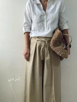 دامن شلواری دیبا | فریسایز | دررنگ های متنوع - Image 4