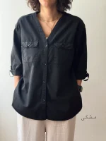 شومیز رز | در 6 رنگ متنوع | در دو سایز 1و2 - Image 9