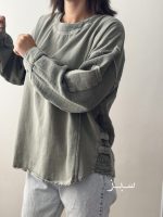 شومیز جلو بسته جین | فریسایز | در رنگ های متنوع - Image 3