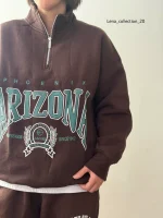 سوییشرت نیم زیپ ARIZONA | در سایزهای متنوع | در 3 رنگ متنوع - Image 5