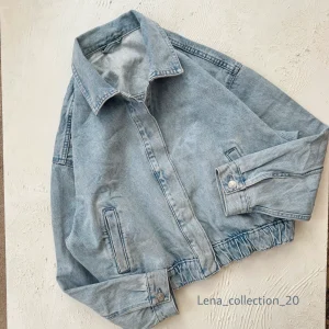 کت جین | درسایزهای متنوع | تک رنگ آبی روشن