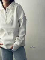 سوییشرت نیم زیپ ( یونیسکس ) | فریسایز | در رنگ های متنوع - Image 15