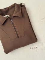 سوییشرت نیم زیپ ( یونیسکس ) | فریسایز | در رنگ های متنوع - Image 12