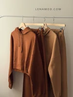 ست هودی شلوار لیندا | فریسایز | در رنگ های متنوع - Image 11