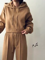 ست هودی شلوار لیندا | فریسایز | در رنگ های متنوع - Image 7