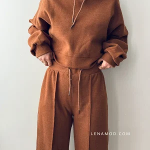 ست هودی شلوار لیندا | فریسایز | در رنگ های متنوع
