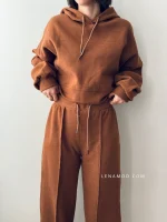 ست هودی شلوار لیندا | فریسایز | در رنگ های متنوع - Image 6