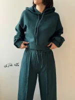 ست هودی شلوار لیندا | فریسایز | در رنگ های متنوع - Image 3