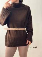 بافت یقه شول قد 70 | فریسایز | در 6 رنگ متنوع - Image 9