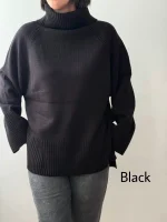 بافت یقه شول قد 70 | فریسایز | در 6 رنگ متنوع - Image 14