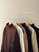 بافت یقه شول پاگون | فریسایز | در 6 رنگ متنوع - Image 3