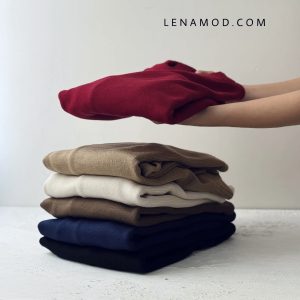 بافت یقه گرد | فریسایز | در رنگ های متنوع