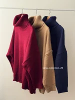 بافت یقه شل لیما | فریسایز قد 65 | در 7 رنگ متنوع - Image 6