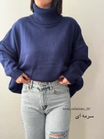 بافت یقه شل لیما | فریسایز قد 65 | در 7 رنگ متنوع - Image 8