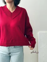 بافت یقه هفت | در 6 رنگ متنوع | فریسایز قد55 دور سینه 125 - Image 8