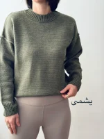 کراپ بافت یقه گرد | فریسایز قد 55 | در7رنگ متنوع - Image 3