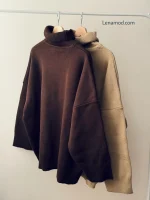 بافت یقه شل زیلان | فریسایز | در 4 رنگ متنوع - Image 6